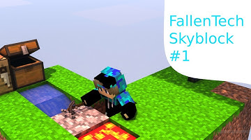 SKYBLOCK ADVENTURES EP1 | FALLENTECH | EasyAZ