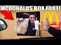 McDONALDS BOX FORT CHALLENGE!! 📦🍔 (FAST FOOD RESTURANT!)