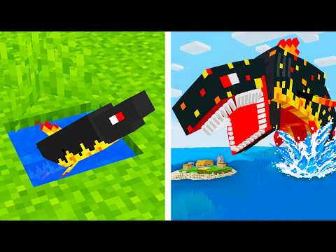 I Survived 100 Days as SHARK in Minecraft!