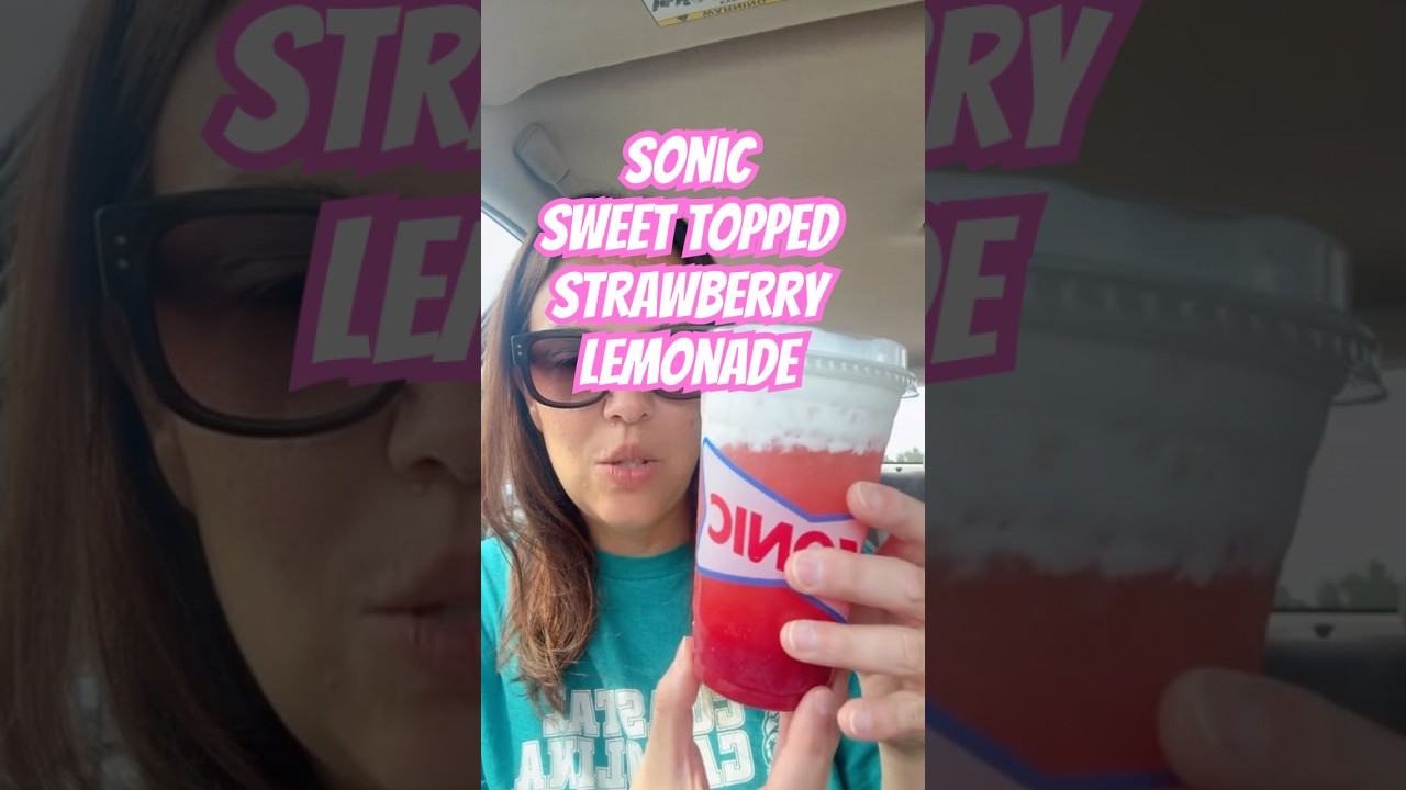 Sonic Sweet Topped Strawberry Lemonade