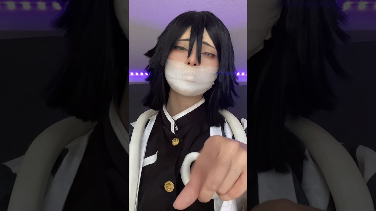 Another collab with @Nao2.1 👀 #tanjiro #obanai #cosplay #demonslayer