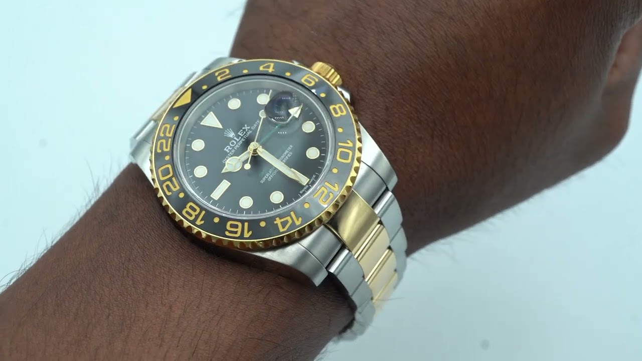 Rolex 116713LN GMT-Master II Black Ceramic Bezel Black Dial Oyster Bracelet Complete Set 2018