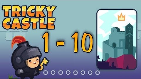 Tricky Castle Level 1 - 10 Walkthrough and Bats Location