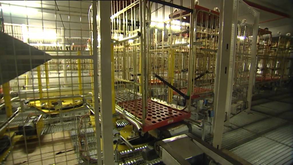 Coop, CH-Aclens - Fördersystem Rollbehälter / Rollwagen und Paletten