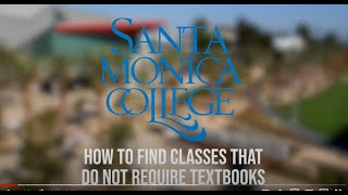 How to find out which classes do NOT require a textbook at SMC.