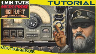 HighFleet How to Intercept & Decrypt Radio Transmissions | 1 minute Tuts HighFleet Tutorial