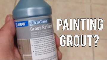 Can you paint Grout?! Grout Refresh REVIEW