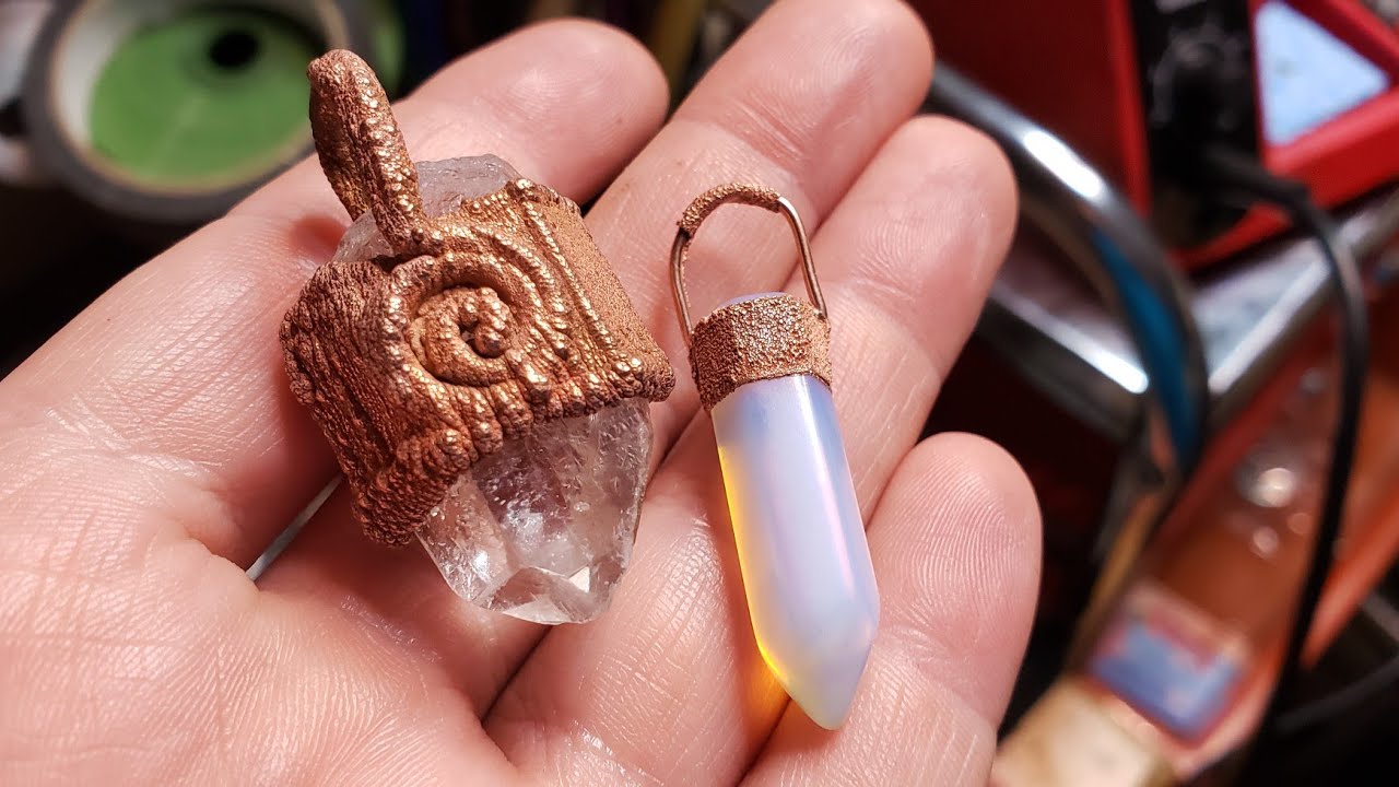 Minimalist Style Electroformed Crystals