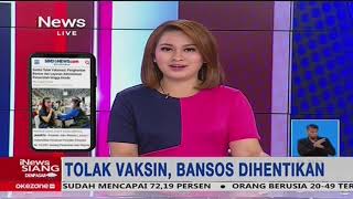 Sanksi Tolak Vaksinasi: Penghentian Bansos & Layanan Administrasi hingga Denda - iNews Siang 14/02