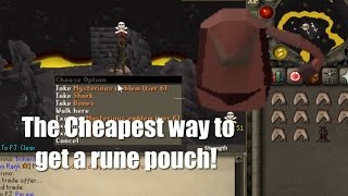THE CHEAPEST WAY TO GET A RUNE POUCH! - OSRS