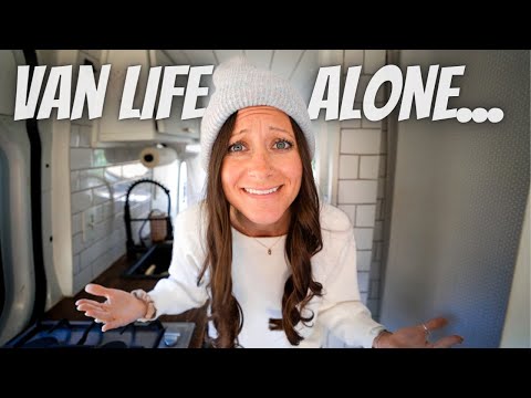 MY FIRST SOLO VAN LIFE ROAD TRIP (emotional)