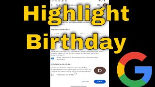 How to Highlight Birthday on Google Account [Guide]