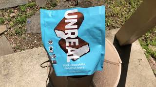 UNREAL Dark Chocolate Coconut bars REVIEW