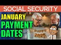 Social Security Payment Schedule and Updates for January 2025
