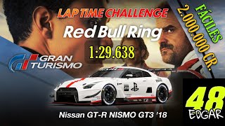 Como conseguir Oro Contrarreloj Red Bull Ring Nissan GT-R Nismo GT3 Gran Turismo 7 Evento Película