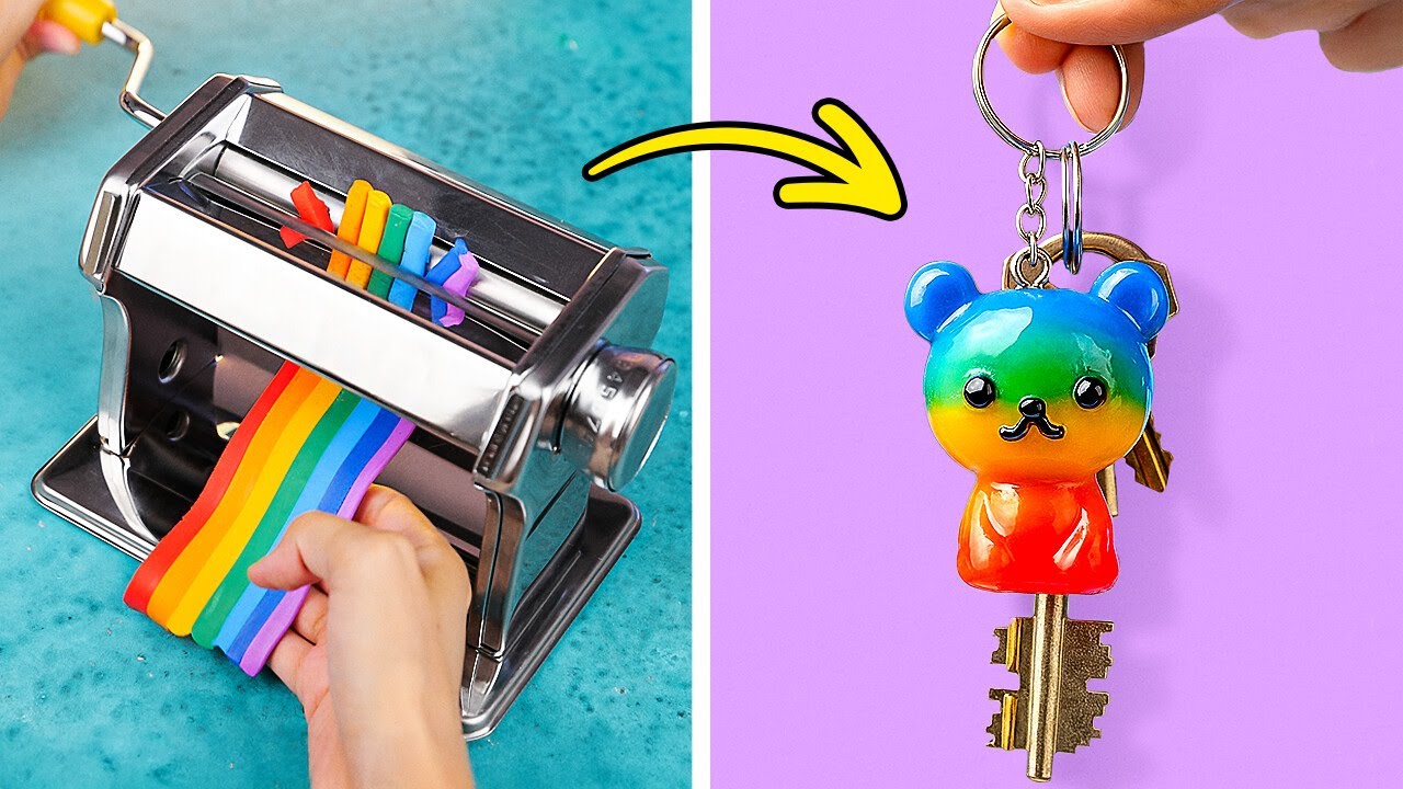 🐻 DIY สีรุ้งสุดครีเอทีฟ 🌈🎨 ไอเดียงานฝีมือสนุกๆ รับเปิดเทอม 💖