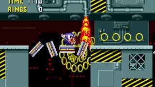 Sonic 1 - Spin Dash - 22 - Scrap Brain Zone Act 1