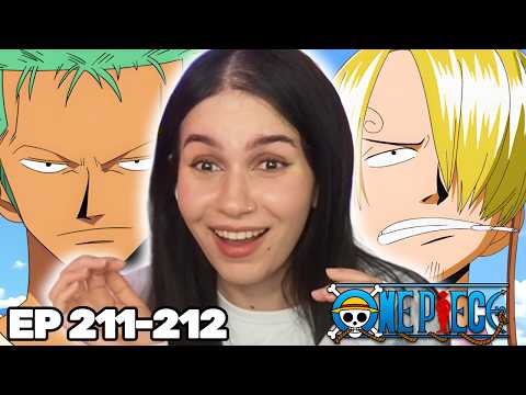 ZORO AND SANJI LFG!! │ONE PIECE 211 & 212 REACTION!!