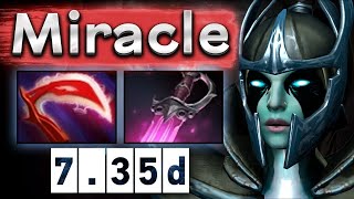 Миракл на Фантомке, красивая игра! - Miracle Phantom Assasin 7.35 DOTA 2