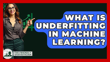 What Is Underfitting In Machine Learning? - The Friendly Statistician