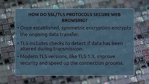 How Do SSL/TLS Protocols Secure Web Browsing? - Talking Tech Trends