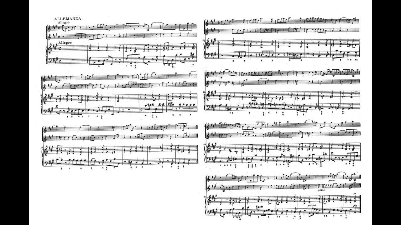 Vivaldi 12 Trio Sonatas Op.1 No.9 1-9 A major RV 75 維瓦第 三重