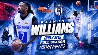 Rashun Williams - 2526 Season Highlights