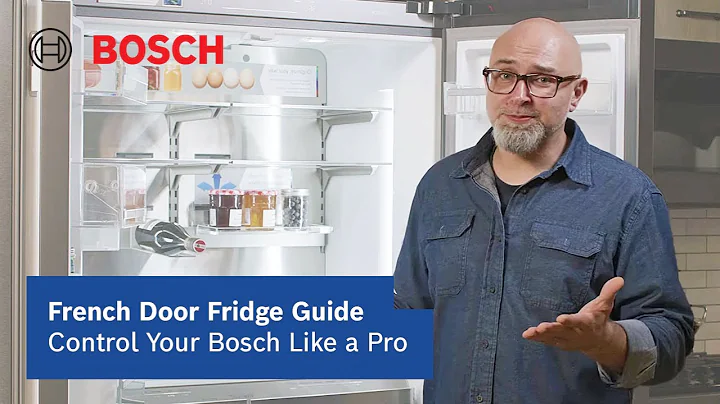 Descubra todos os recursos da sua geladeira Bosch de portas francesas