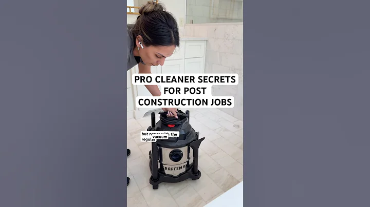 Pro Cleaner Secrets For Post Construction Jobs