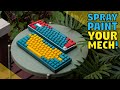 Spray Painting a Mechanical Keyboard!