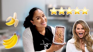 MAKING CHRISSY TEIGEN'S FAMOUS BANANA BREAD | MIKE N' BRITT