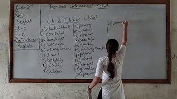 CLASS-2 / ENGLISH / CHAP-2 / LEC-5 / HONEY MAM