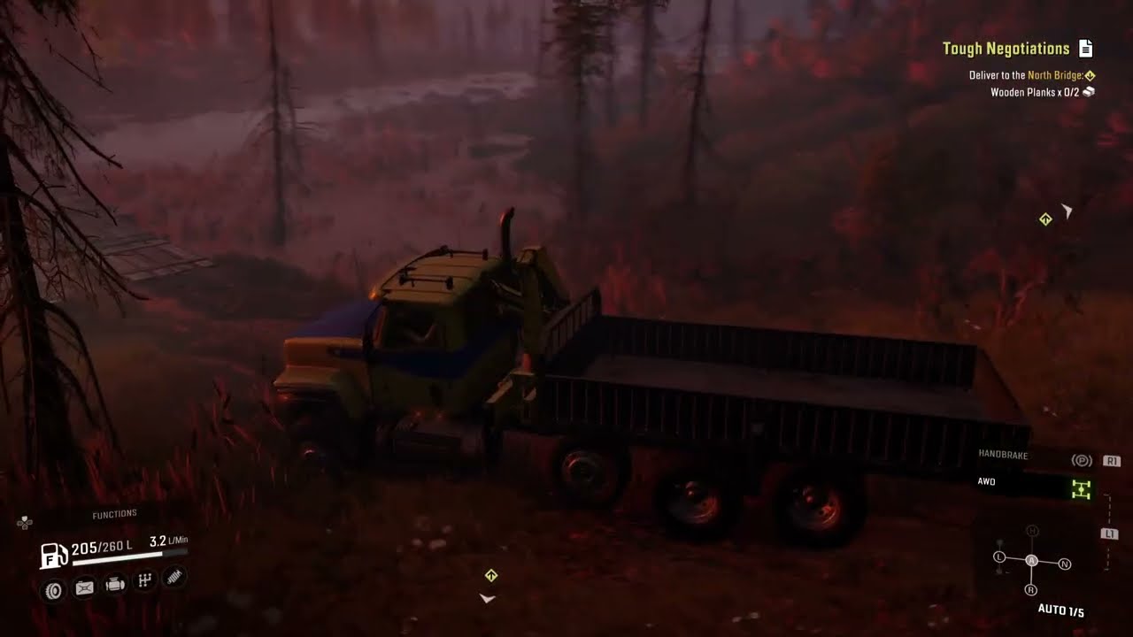 3 Tasks, SnowRunner, Michigan, Island Lake