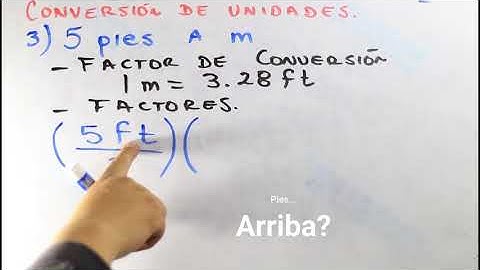 Convertir PIES a METROS | ft a m  FÁCIL|