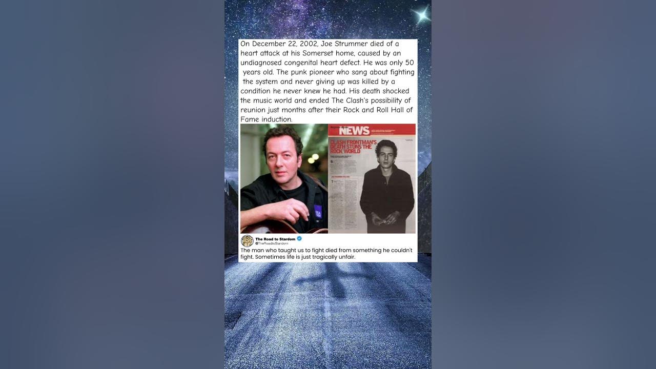 The Heart Defect That Killed Joe Strummer at 50