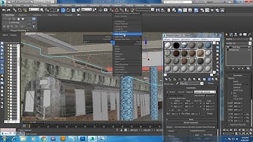 Tutorial on Modeling and texturing a subway station and train in 3dsmax. ( Part 7)