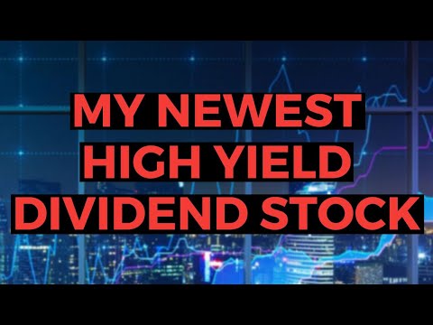 I Just Added This High Yield Dividend Holding To My Portfolio