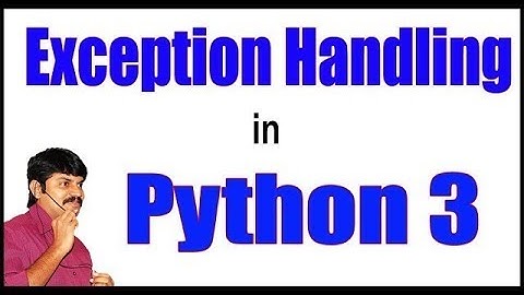 Exception Handling In Python 3 - try, except, else, finally, raise || by Durga Sir