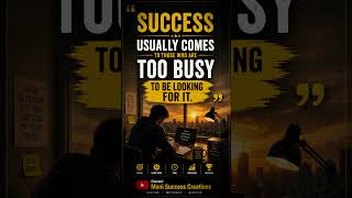 Success Comes to Those Who Stay Busy | Powerful Motivation for Success #Shorts #shortsfeed #telugu