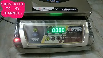 TAITAN Digital Scale 4Volt Full Setup and Calibration @rbweighingsolution