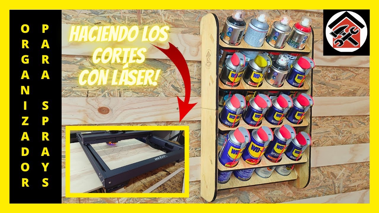 SOPORTE ORGANIZADOR PARA BOTES DE SPRAY | SISTEMA FRANCÉS