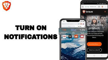 How To Turn On Notifications On Brave Private Web Browser App