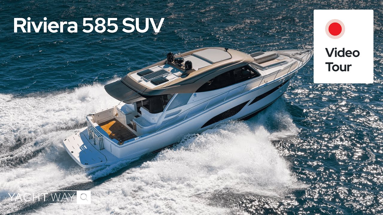 YachtWay Spotlight: Riviera 585 SUV world premiere at FLIBS 2023