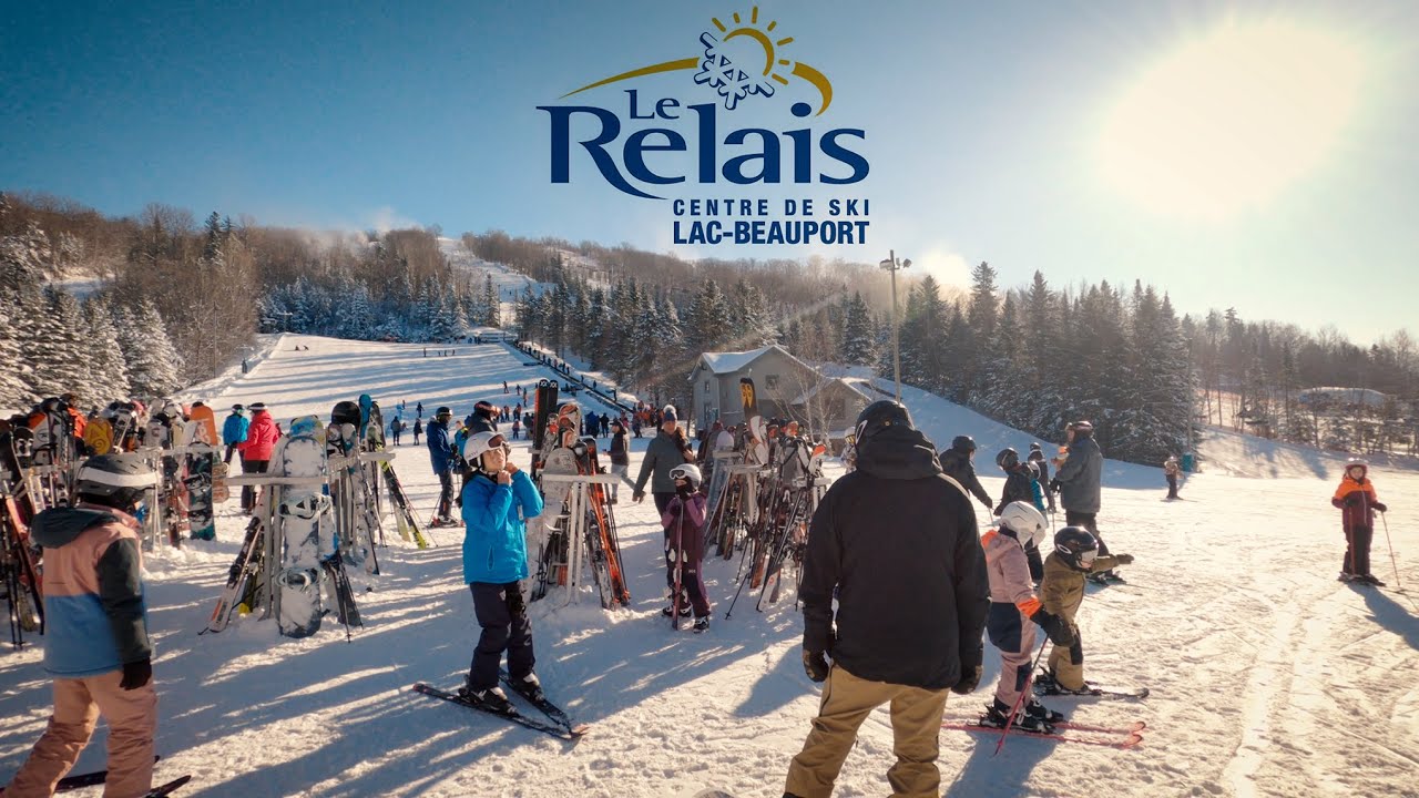 Centre de ski le Relais LacBeauport 4K YouTube