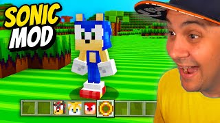 Playing As Sonic in Minecraft Is HARD! screenshot 4