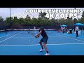 Andrey Rublev Practice with Carlos Alcaraz Court Level (4k 60FPS) Australian Open 2021