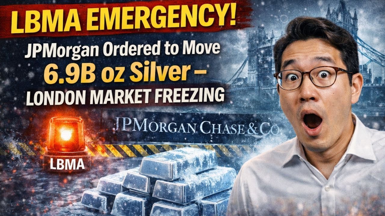LBMA Emergency: JPMorgan Ordered to Move 6.9B oz Silver — London Market Freezing