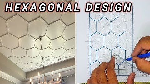 Hexagonal Pop Design Drawing By ARpopDesign