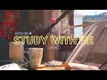 3hour study with me  relaxing lofi  pomodoro 5010  sunny day  spring 2024 