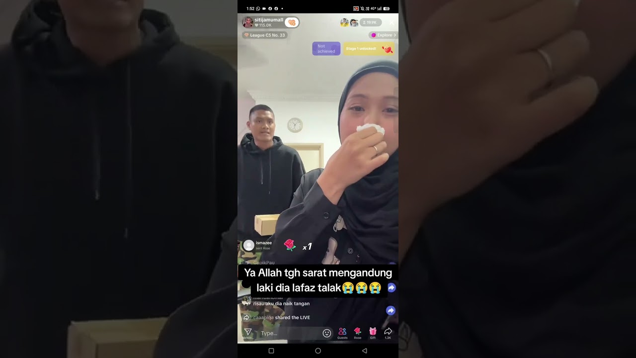 Detik Siti Jamumall kena cerai lagi sekali ..